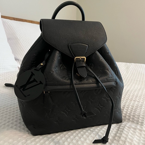 LOUIS VUITTON Empreinte Montsouris NM Backpack Black DISCONTINUED - Picture 3 of 16